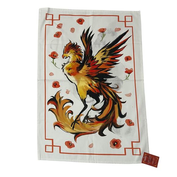 OwlCrate The Poppy War Tea Towel - R.F. Kuang July 2025 'Born from the Ashes' - Picture 1 of 10